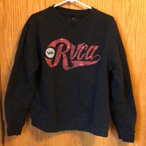 Black RVCA Crewneck Sweater